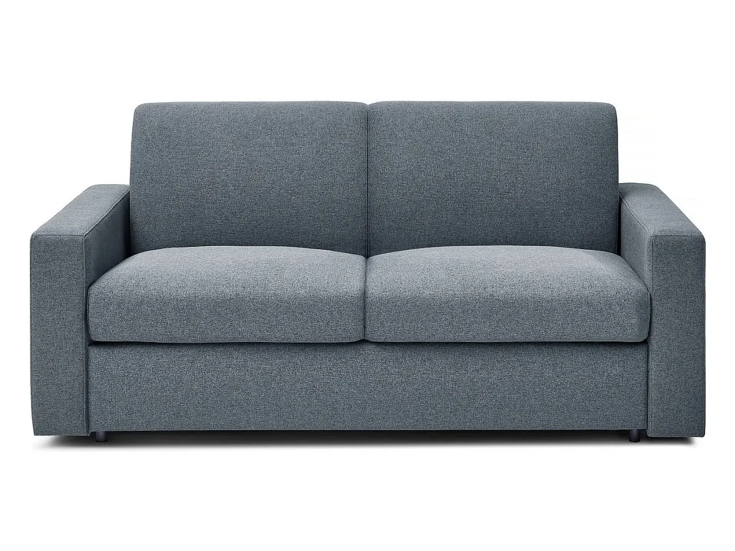 Sofá*Habitat et jardin Sofá convertível em tecido "Diana" Express - cama de 120 cm - 2 lugares - Cinza Cinzento