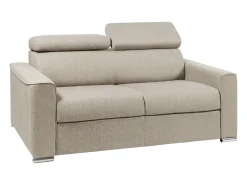 Vente-unique Sofá convertível em tecido assento com assento de memória de forma 120 colchão memória de forma 16cm VIZIR^ Sofá