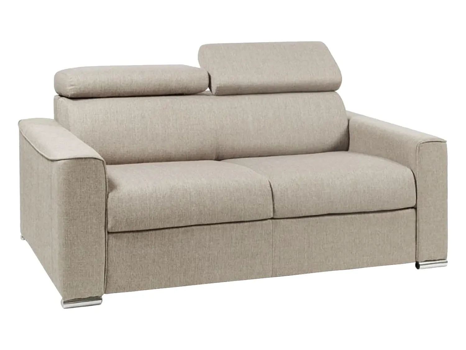 Vente-unique Sofá convertível em tecido assento com assento de memória de forma 120 colchão memória de forma 16cm VIZIR^ Sofá