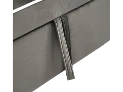 Sofá de 1 lugar - Poltrona com suporte para copos e suporte para telemóvel - veludo cinza escuro^ Poltrona