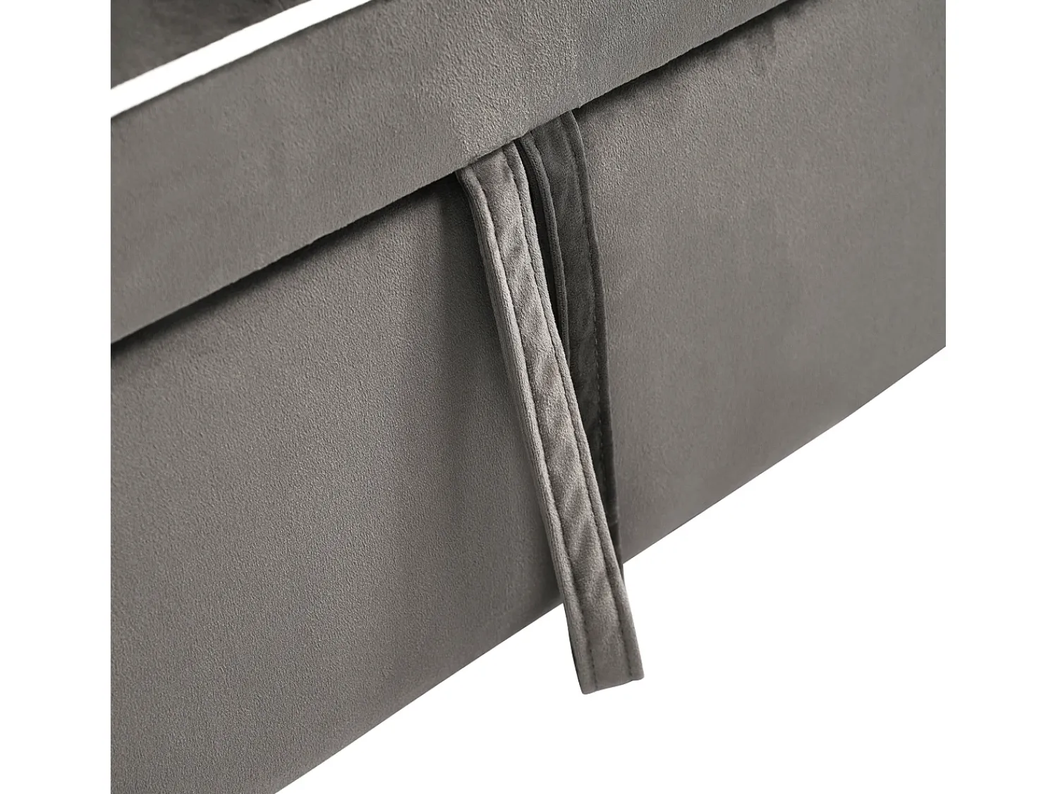 Sofá de 1 lugar - Poltrona com suporte para copos e suporte para telemóvel - veludo cinza escuro^ Poltrona