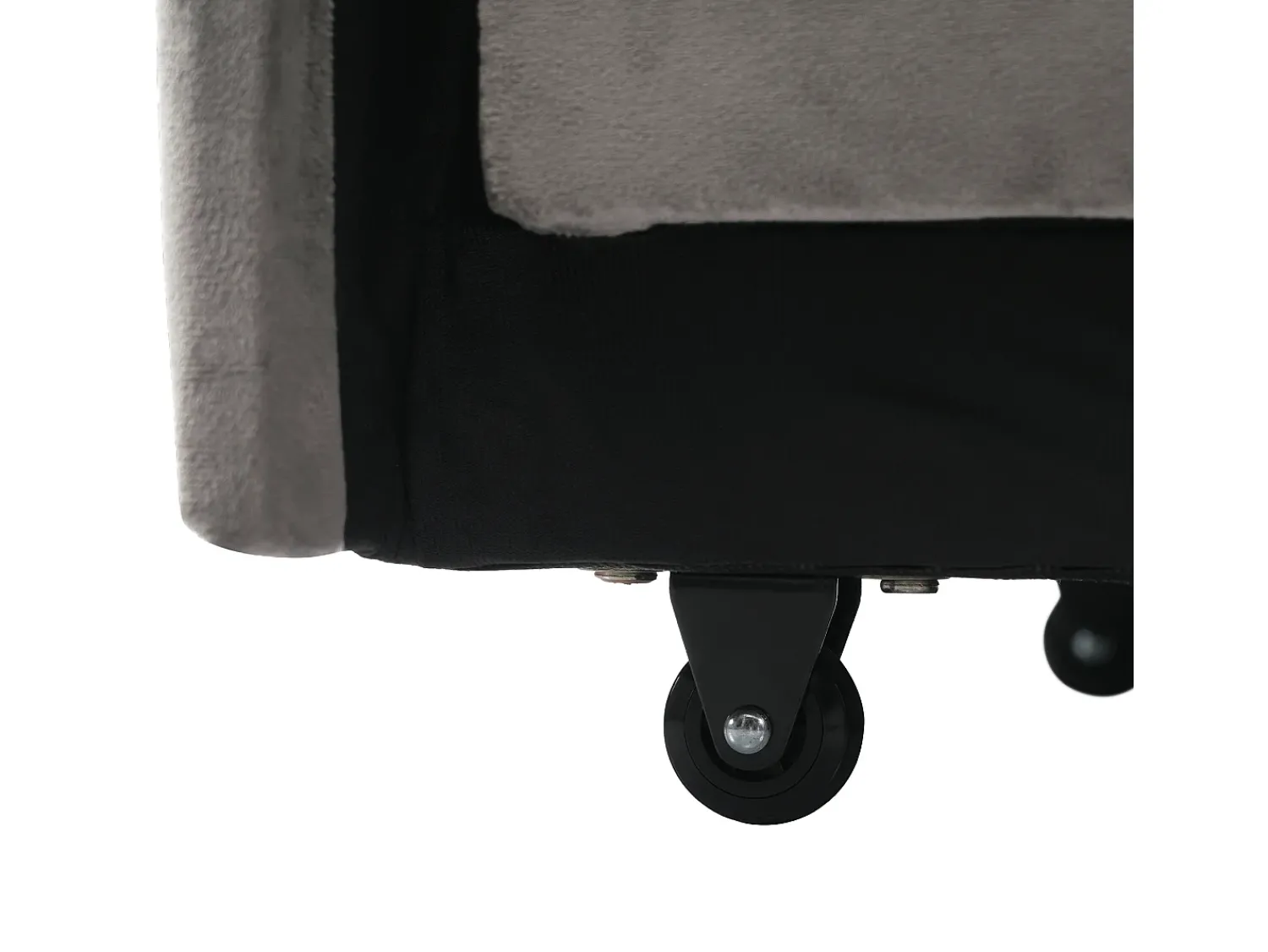 Sofá de 1 lugar - Poltrona com suporte para copos e suporte para telemóvel - veludo cinza escuro^ Poltrona