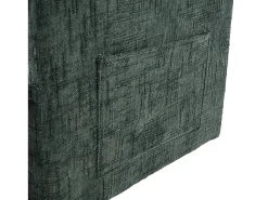 Sofá| Sofá de 1 lugar com 2 bolsos laterais - Sofá para sala de estar com suporte para telemóvel e compartimento oculto - chenille Verde