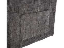 Sofá de 1 lugar com 2 bolsos laterais - Sofá para sala com Suporte para telemóvel e compartimento oculto - chenille^ Sofá