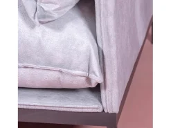 Poltrona*Nest Dream Sofá de 1 lugar estofado em poliéster - Skyline - Cinza Cinzento