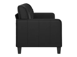 Hot vidaxl Sofá de 3 lugares 180 cm couro artificial Preto