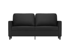 Sale Sofá de 2 lugares 140 cm couro artificial PT905763 Preto