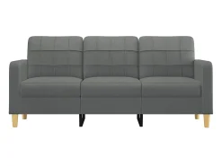 New Sofá de 3 lugares 180 cm tecido cinza-escuro PT486148 Cinzento