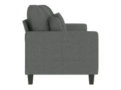 Sofá* Sofá de 3 lugares 180 cm tecido cinza-escuro PT450819 Cinzento