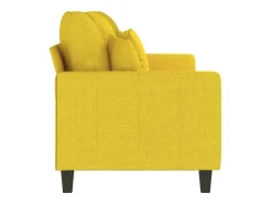 vidaxl Sofá de 3 lugares 180 cm tecido -claro^ Sofá