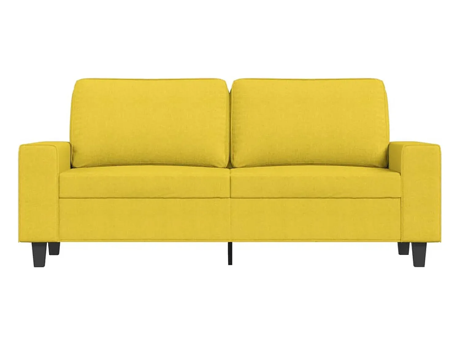 Sofá de 2 lugares 140 cm tecido -claro PT489526^ Sofá