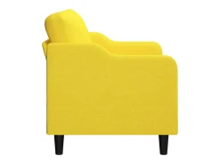 Sofá| Sofá de 2 lugares 120 cm tecido -claro PT554020 Amarelo