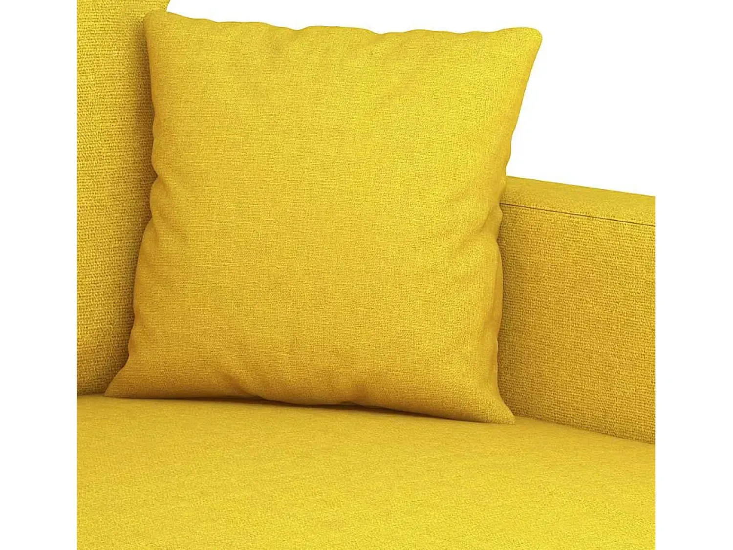 Sofá|vidaxl Sofá de 2 lugares 140 cm tecido -claro Amarelo