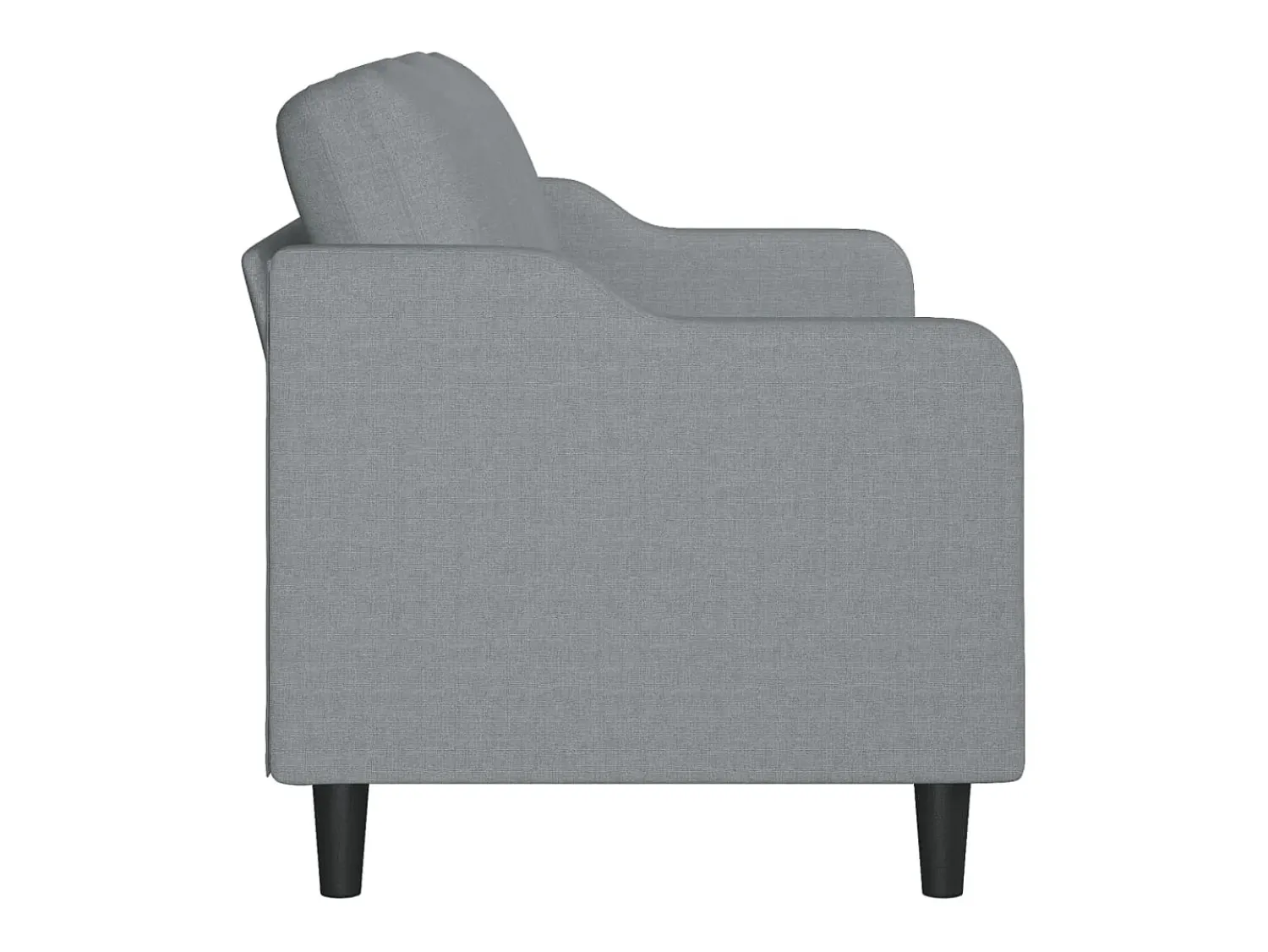 Sofá de 3 lugares 180 cm tecido cinza-claro PT665103^ Sofá