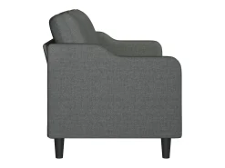 Sofá| Sofá de 3 lugares 180 cm tecido cinza-escuro PT337958 Cinzento