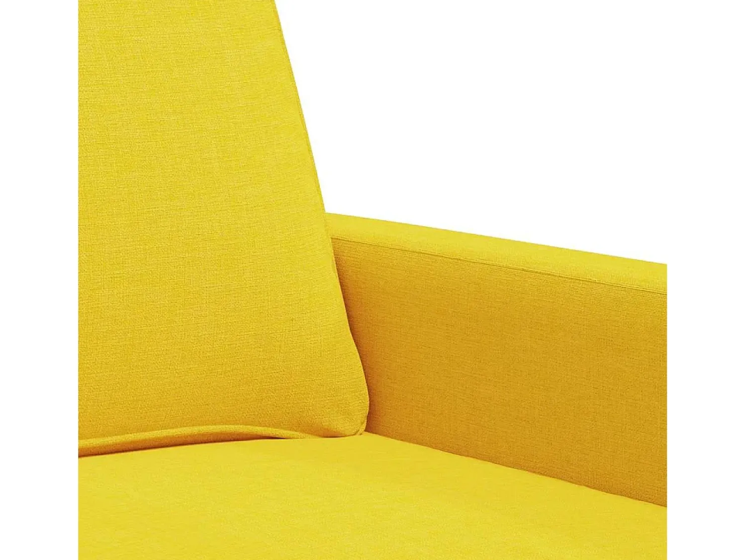 Online vidaxl Sofá de 2 lugares 120 cm tecido -claro Amarelo