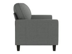 Clearance Sofá de 3 lugares 180 cm tecido cinza-escuro PT160332 Cinzento