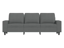 Sofá* Sofá de 3 lugares 180 cm tecido cinza-escuro PT284458 Cinzento