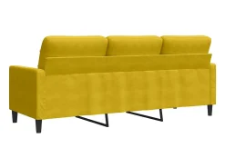 vidaxl Sofá de 3 lugares 180 cm veludo^ Sofá