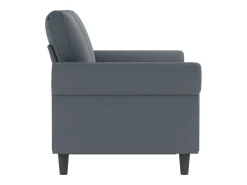 Sofá* Sofá de 2 lugares 120 cm veludo cinza-escuro PT246520 Cinzento