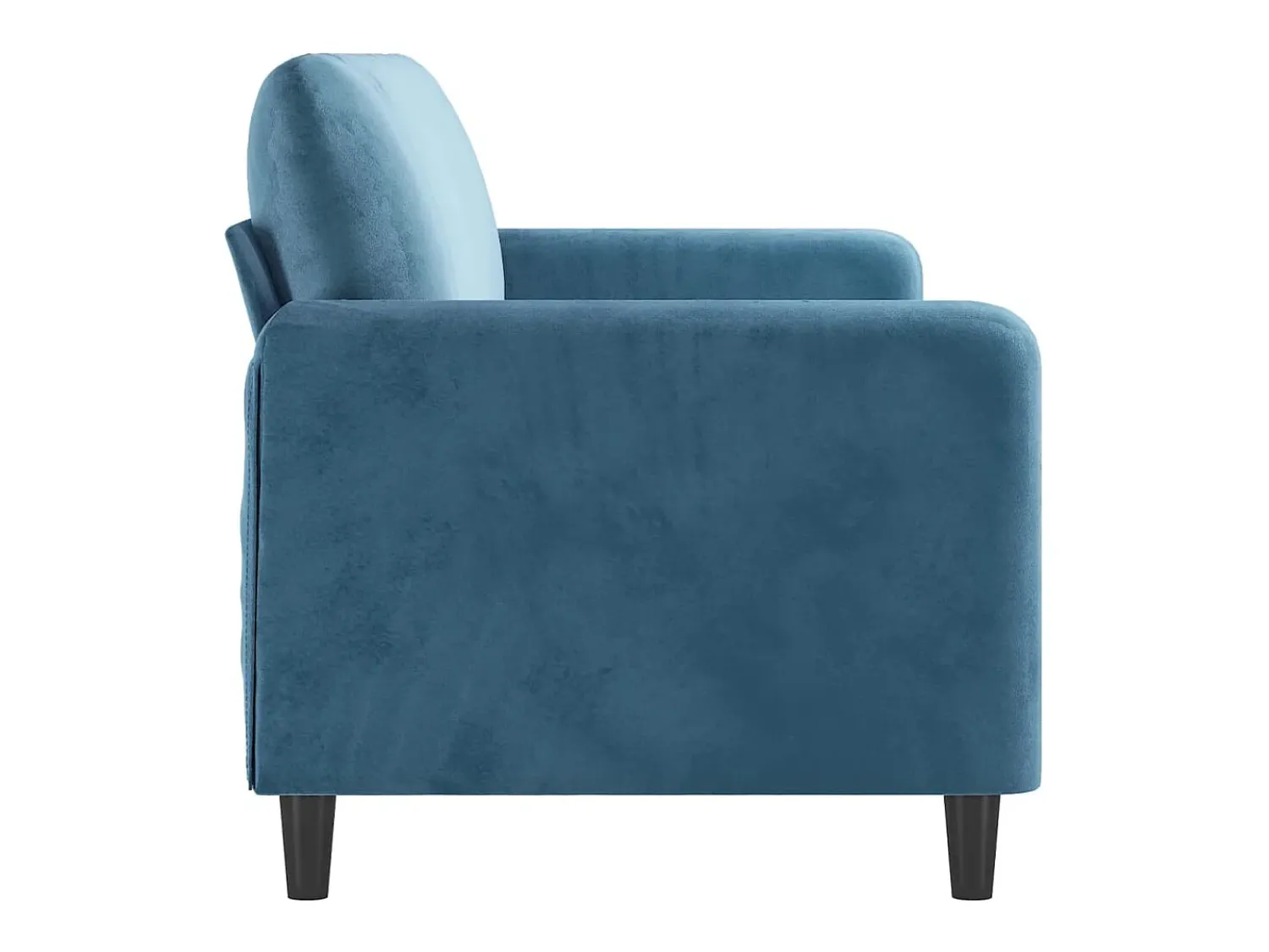 Sofá| Sofá de 3 lugares 180 cm veludo PT403483 Azul