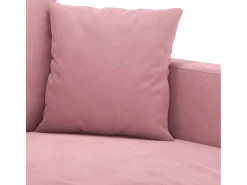 Sofá|vidaxl Sofá de 3 lugares 180 cm veludo Rosa