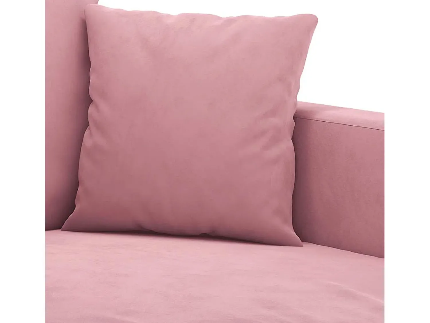 Sofá|vidaxl Sofá de 3 lugares 180 cm veludo Rosa