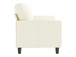 Sofá| Sofá de 3 lugares 180 cm veludo cor PT239535 Creme