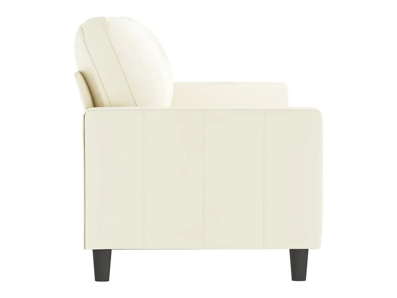 Sofá| Sofá de 3 lugares 180 cm veludo cor PT239535 Creme