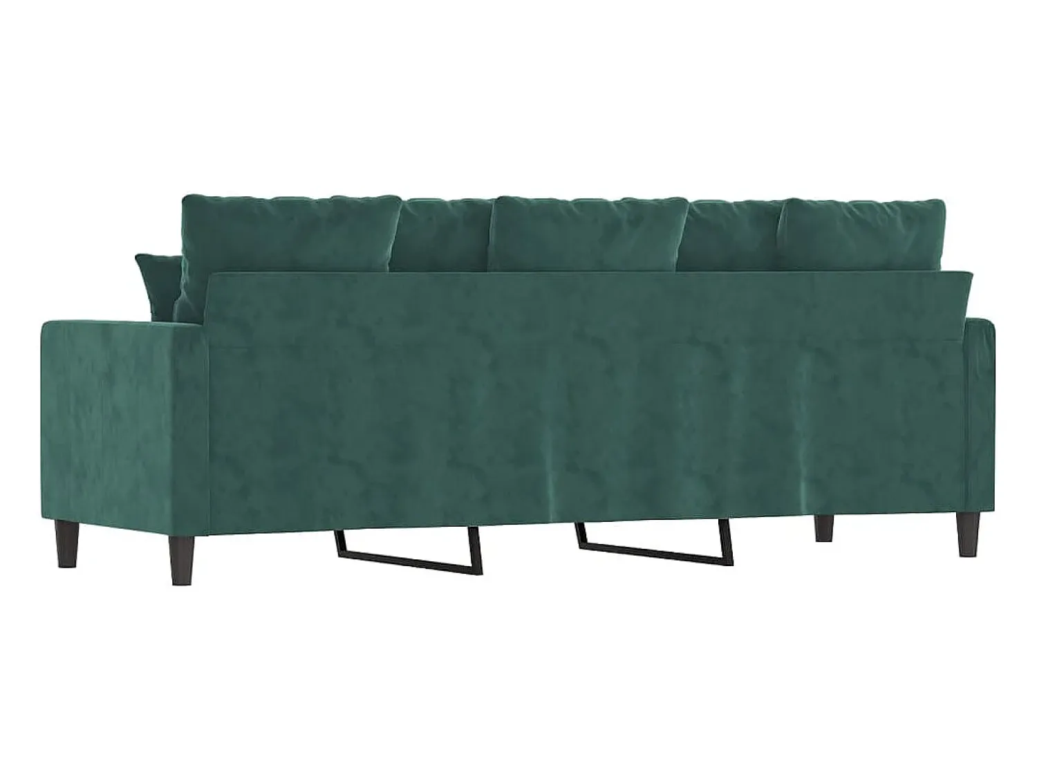 Sofá| Sofá de 3 lugares 180 cm veludo -escuro PT541037 Verde