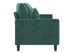 Sofá| Sofá de 3 lugares 180 cm veludo -escuro PT541037 Verde