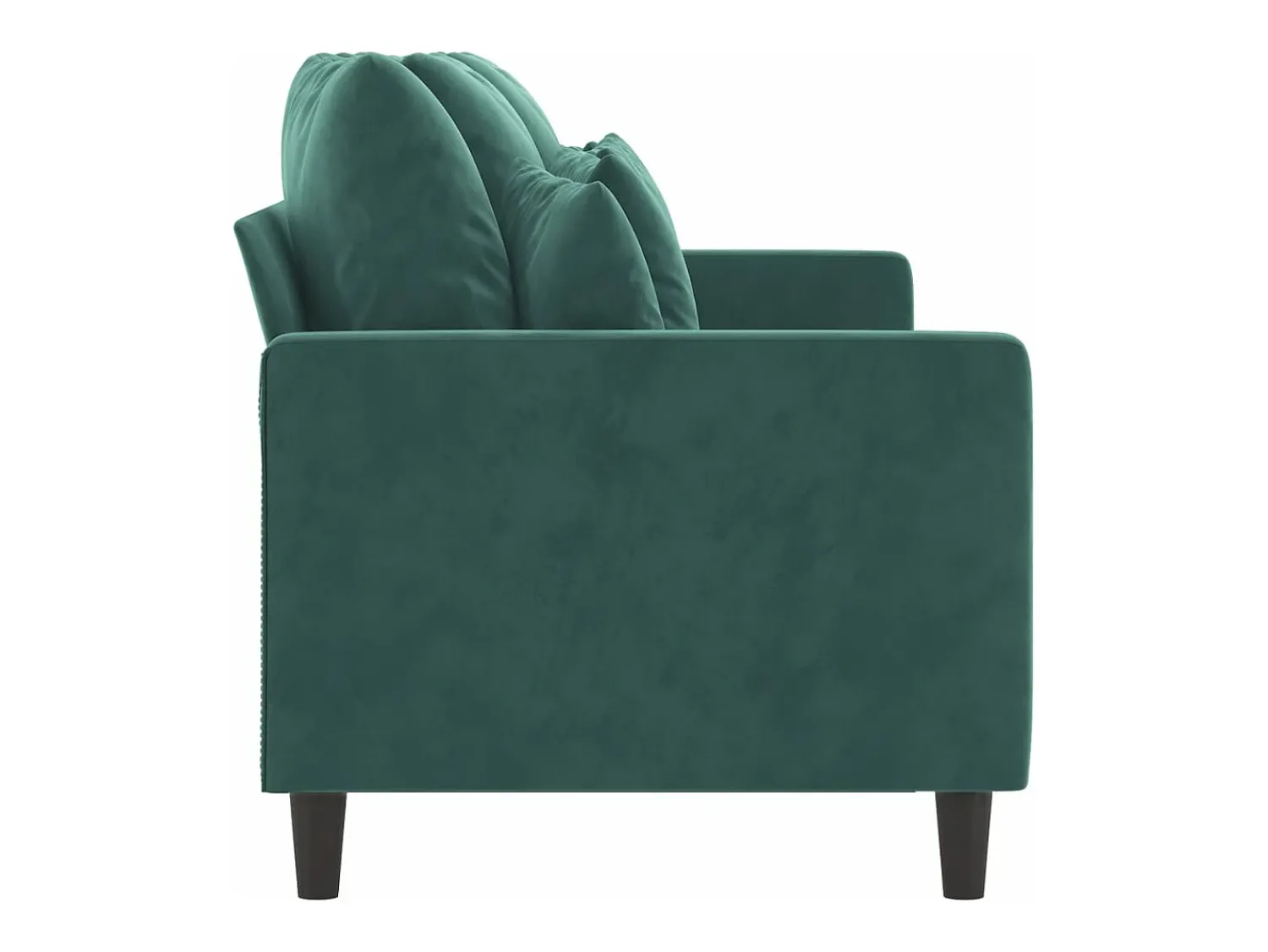 Sofá| Sofá de 3 lugares 180 cm veludo -escuro PT541037 Verde