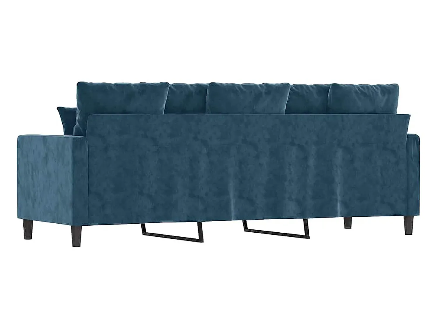 vidaxl Sofá de 3 lugares 180 cm veludo^ Sofá