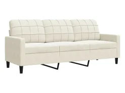 Sofá de 3 lugares 180 cm veludo cor PT297673^ Sofá