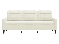 Sofá de 3 lugares 180 cm veludo cor PT297673^ Sofá