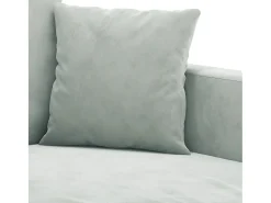Sofá|vidaxl Sofá de 3 lugares 180 cm veludo -claro Cinzento