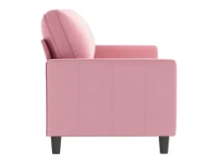 New Sofá de 3 lugares 180 cm veludo PT212540 Rosa