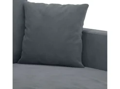 Online vidaxl Sofá de 3 lugares 180 cm veludo cinza-escuro Cinzento