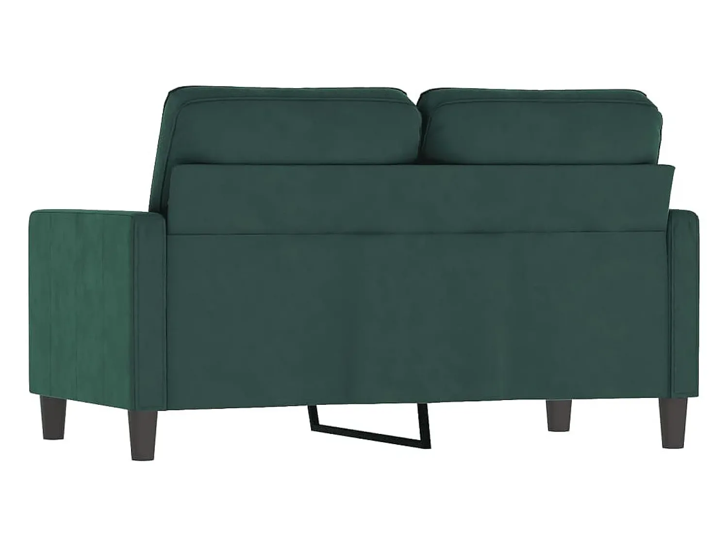 New Sofá de 2 lugares 120 cm veludo -escuro PT850411 Verde