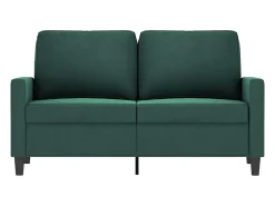 New Sofá de 2 lugares 120 cm veludo -escuro PT850411 Verde