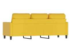 Sofá de 3 lugares 180 cm veludo PT897672^ Sofá