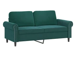 Sofá| Sofá de 2 lugares 140 cm veludo -escuro PT100822 Verde