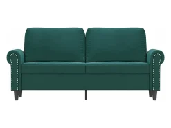 Sofá| Sofá de 2 lugares 140 cm veludo -escuro PT100822 Verde