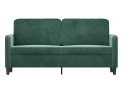 Sofá| Sofá de 2 lugares 140 cm veludo -escuro PT947195 Verde