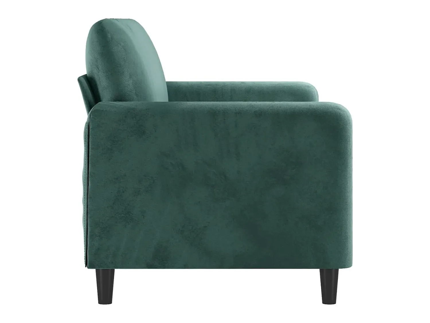 Sofá| Sofá de 2 lugares 140 cm veludo -escuro PT947195 Verde