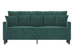 Outlet Sofá de 2 lugares 140 cm veludo -escuro PT984287 Verde