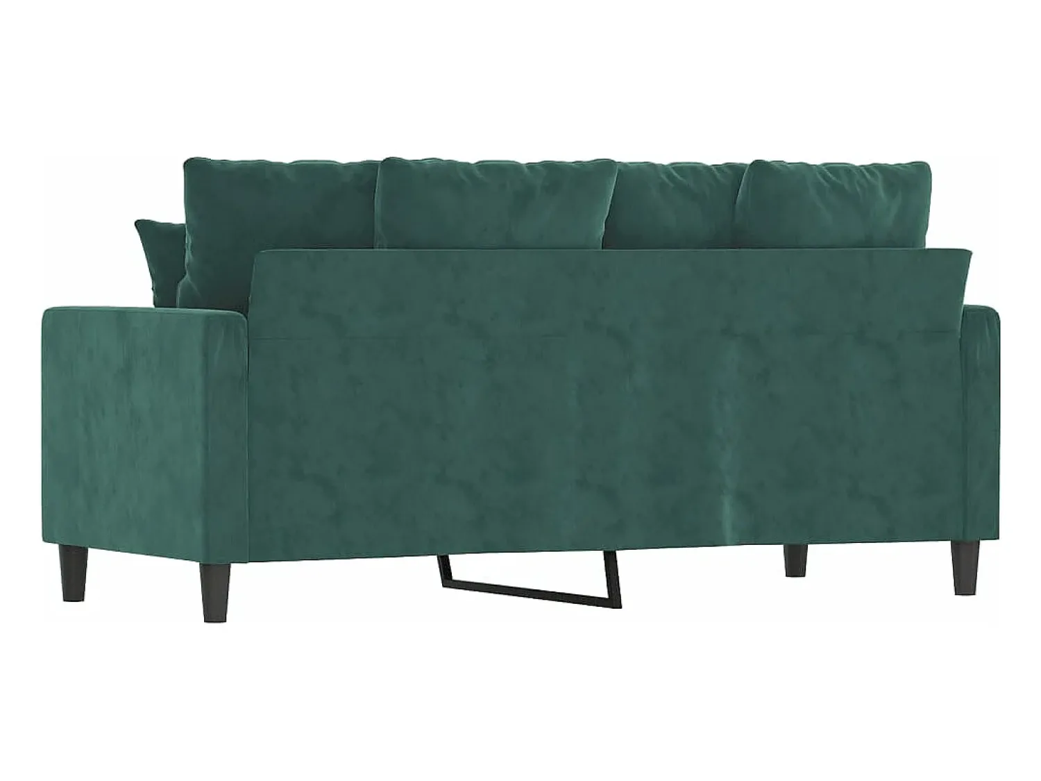 Outlet Sofá de 2 lugares 140 cm veludo -escuro PT984287 Verde