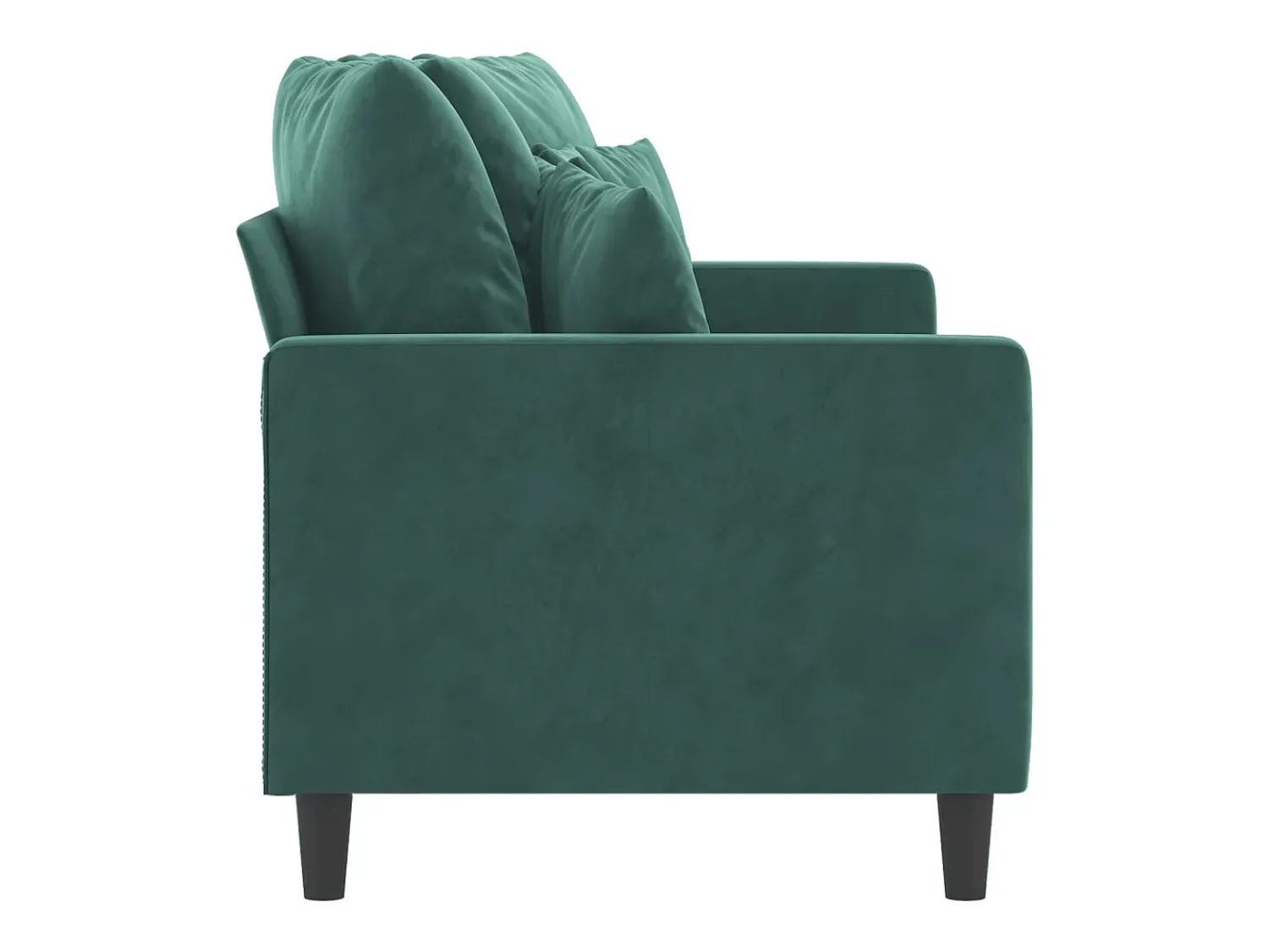 Outlet Sofá de 2 lugares 140 cm veludo -escuro PT984287 Verde