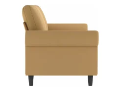 Sofá| Sofá de 3 lugares 180 cm veludo PT386853 Castanho