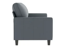 Sofá* Sofá de 3 lugares 180 cm veludo cinza-escuro PT979555 Cinzento